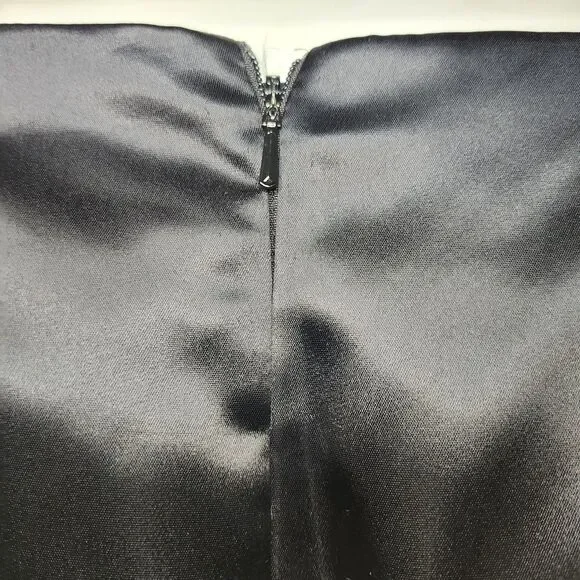 VNT Georgiou Studio Blue Shiny Blazer Size 12 + Unbranded Skirt Set Womens Suit - Picture 12 of 16